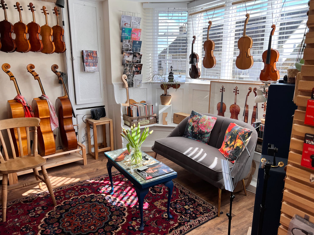 Stamford Strings shop, violin, cello and viola sales